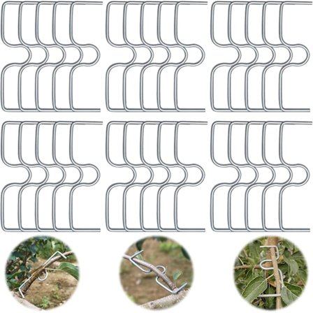 30 stk. Frugttræ Grenspredere, Frugtgreneholder, Metal Grenclips til Havegrene, til Spredning og Udstrækning af Frugttrægrene