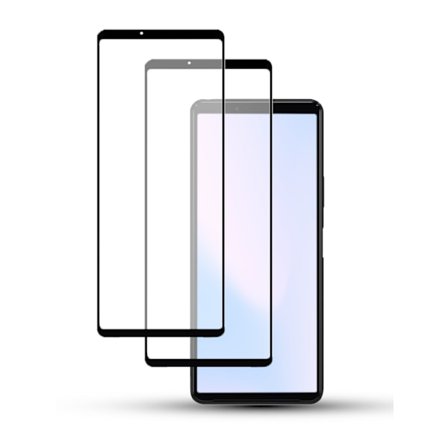 2-Pack SONY XPERIA 10 III Skærmbeskyttelse - Hærdet Glas 9H - Super kvalitet 3D