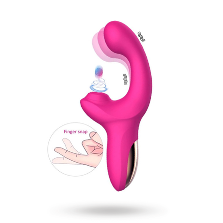 Volse Triple Function Vibe With Finger & Pulsation Tapping - Vuxen.se - Vibrator