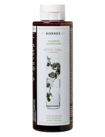 KORRES Aloe + Dittany Shampoo For Normal Hair - Nude - 250 ml