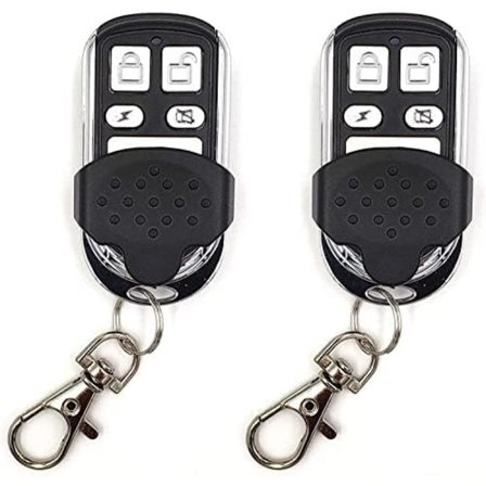 2 stk. fjernbetjening til garageport - frekvens: 868,30 MHz