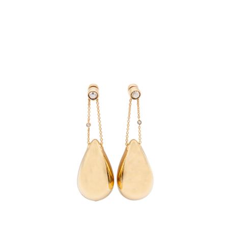 Lanvin Earrings Gul, Dame Øreringe, Størrelse: ONE Size