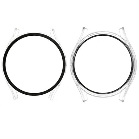 Samsung Galaxy Watch 5 (40mm) watch cover with tempered glass - Transparent