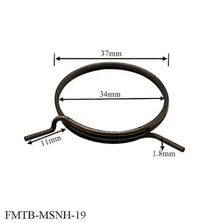 Ovenkahvan vaihto jouset 5KPL Musta Kestävä