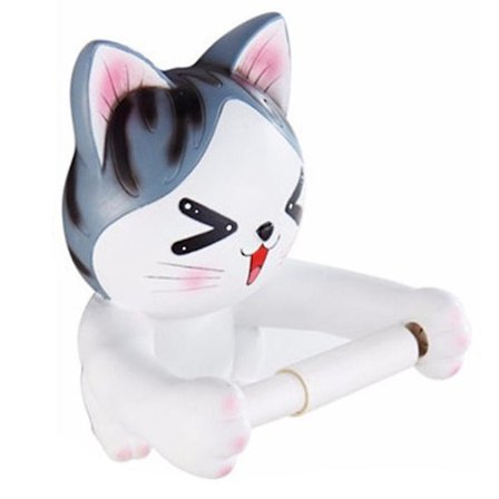 Kattetoiletpapirholder Toilet Hygiejne Harpiksbakke Gratis Punch Håndvæv Papirboks Husholdningshåndklæde Rulle S