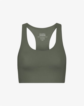 Active Cropped Bra - Dusty Olive - Female - XS