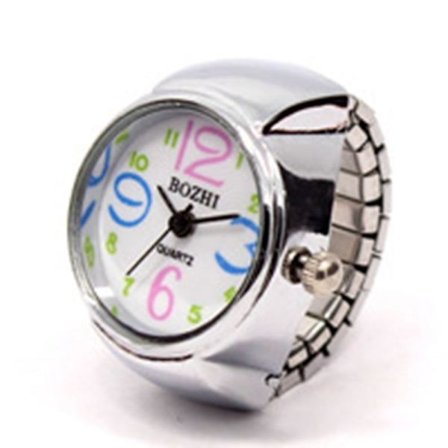 Watch Runda kvartsfingerringar MULTICOLOR