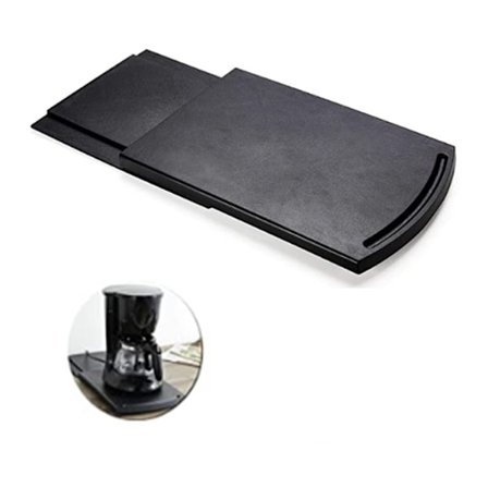 Praktisk utdragbar bricka för kaffebryggare, köksapparat