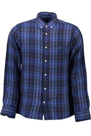 Gant Camicia Maniche Lunghe Uomo Blu