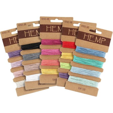 20 st vaxade armbandssnöre 1 mm