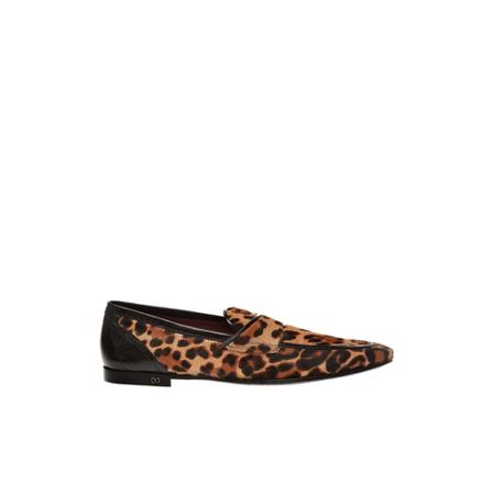 Dolce & Gabbana, Leather loafers Brązowy, Mężczyzna, Rozmiar: 40 EU