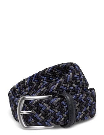Anderson's Elastic Woven Belt Black - 3,5 - Multi/patterned - 85