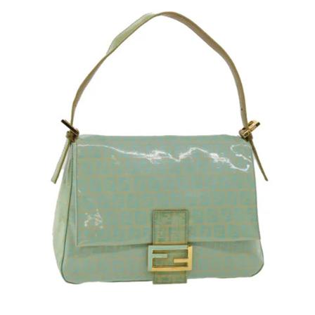 Fendi Vintage Pre-owned HandTass , Groen , Dames , Maat: ONE Size Vintage Tassen