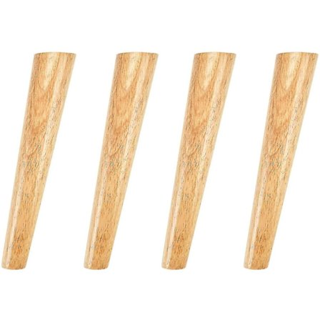 Treben, Trebeinnsatser, Møbelbein, Sofaben, 4 stk