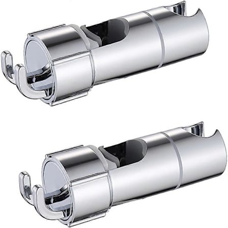 2 stk. dusjhodeholder 18-25 mm dusjhodeholder erstatning, justerbar MQF