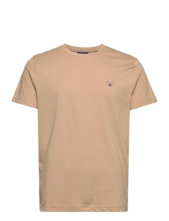 Original Ss T-Shirt T-shirts Short-sleeved Beige GANT