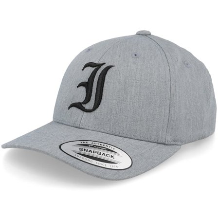 Kinder Kiddo Cap - Grau adjustable Cap - Kinder I Letter 3d Heather Grey Adjustable @ Hatstore
