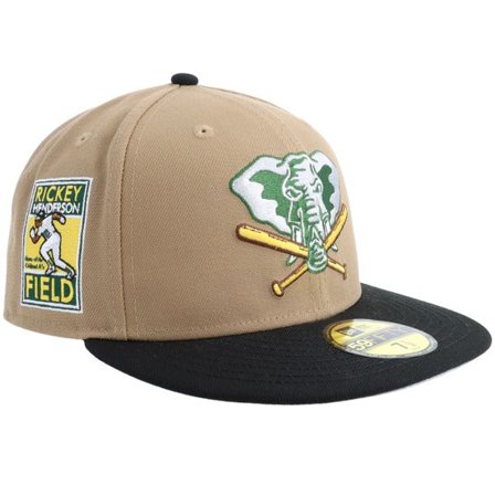 New Era - MLB Svart fitted Keps - "Hatstore Exclusive x Oakland Athletics 59FIFTY Khaki/Black Fitted " @ Hatstore