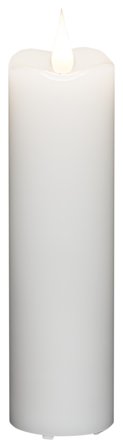 Konstsmide 1829-100 Vokslys hvit, varm hvit 5x17,8 cm, Belysning