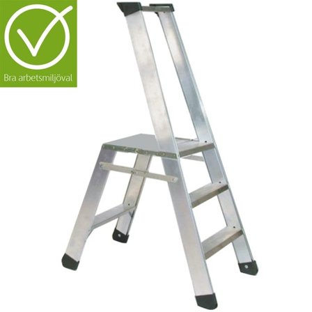 Zarges Seventec Trappstege 3 steg, Stegar & ställningar