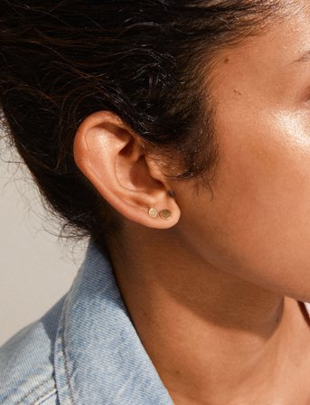 Pilgrim Norma Recycled 3-In-1 Set Earrings - Gold - ONE SIZE