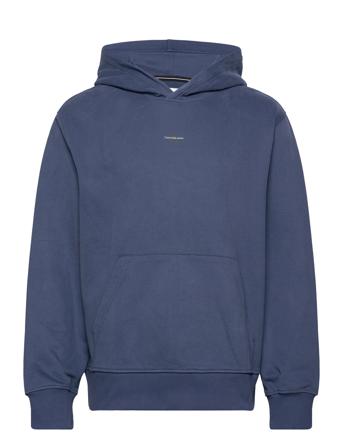 Micro Monologo Hoodie Huppari Sininen Calvin Klein Jeans