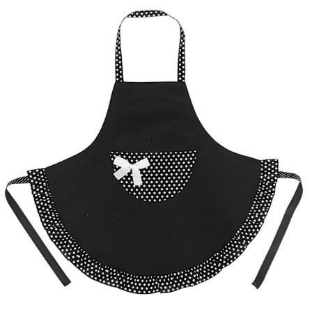 Kaunis puuvillainen polkadot-kuvioinen työskentelykokkien keittiökokkaus naisten etulievi
