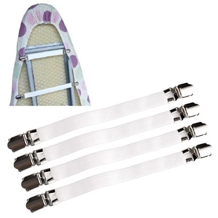 4 stk. elastiske lagenclips - Madrasholdere, alsidigt sengeværktøj