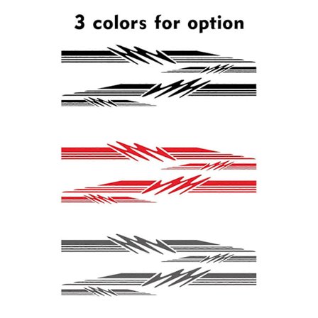 Autocamper Mærkat Campingvogn Rejse Trailer Camper Van Striber Grafik Dekaler Bilmærkater Bil Dekoration Mærkat (FMY)