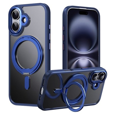 iPhone 17 Mobilskal MagSafe Kickstand Matte - Blå