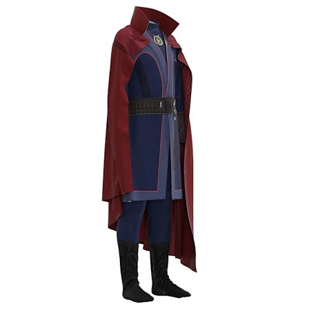 Doctor Strange Stephen Strange Party Cosplay Kostym Halloween-mantel Fancy Dress Outfit V