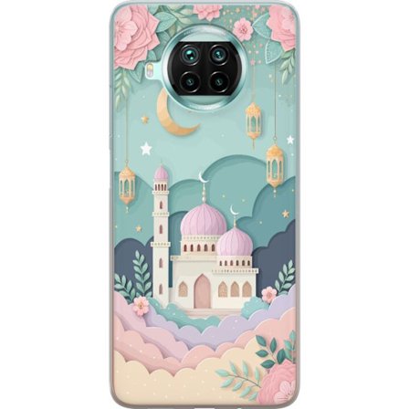 Yhteensopiva Puhelinkuori Xiaomi Mi 10T Lite 5G Käsin piirretty matkainspiroima kuosi, jossa on maailmankarttaa, lentokoneita, sydämiä ja vintage s