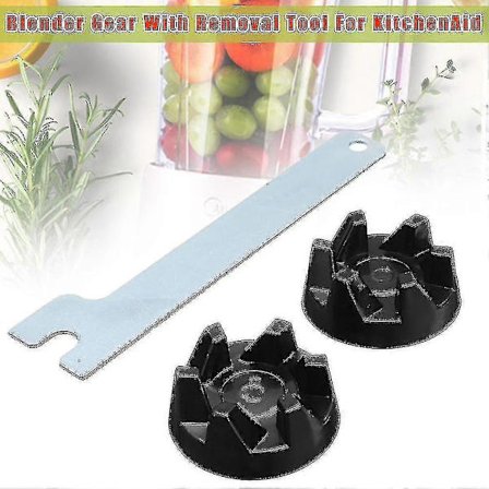 2 stk. Blender Gummikobling Gear Med Fjernelsesværktøj Til Kitchenaid 9704230