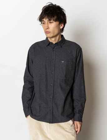 Fat Moose Frank Flannel Shirt - Grey - S