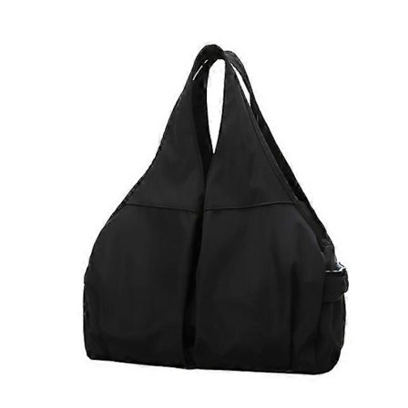 Sports Gym Bag Reisebag med Tørr Våt Lomme for Kvinner black