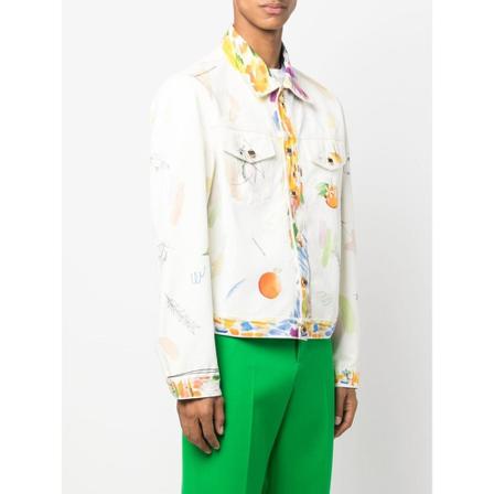 Casablanca, Light Jackets Wit, Heren, Maat:M