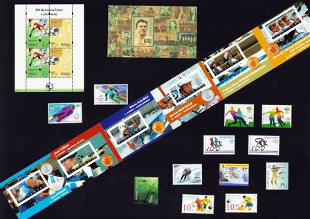 Sport og olympiske lege - 11 forskellige frimærker - Postfrisk