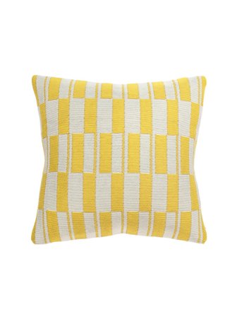 Cushion Cover Pino - Yellow/White 50X50