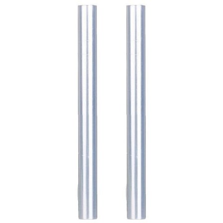 2X 12 tum x 48 tum klar skyddande vinyltoningsfilm för strålkastare bakljus dimljus