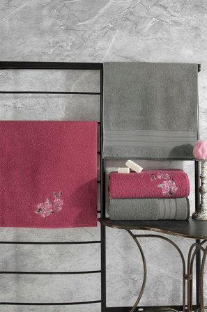 L'essentiel - Turkiskt badset (4 st.) - Grå - Handdukar - 90X150 - Från Homeroom