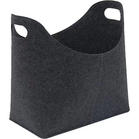 Opbevaringskurv - trækurv filt - avisstativ