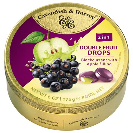 Blackcurrant & Apple Drops 175 g