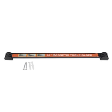 Magnetisk værktøjsholder, dobbeltsidet opbevaringsskinne, 18 tommer