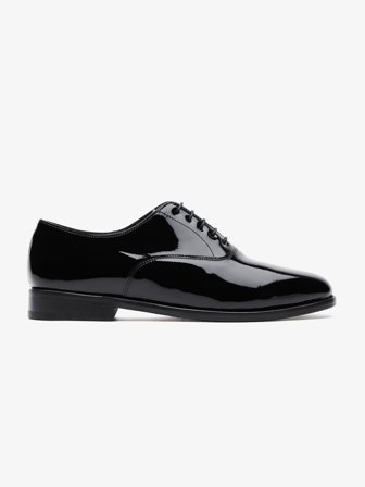 John Henric Men's Schwarze Smokingschuhe Size 41