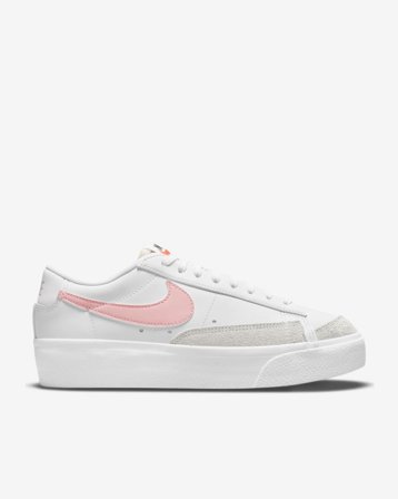Nike - W Blazer Low Platform - White/Pink Glaze