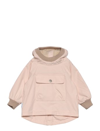 Matbabyvito Fleece Lined Spring Anorac. Grs Outerwear Shell Clothing Shell Jacket Pink MINI A TURE