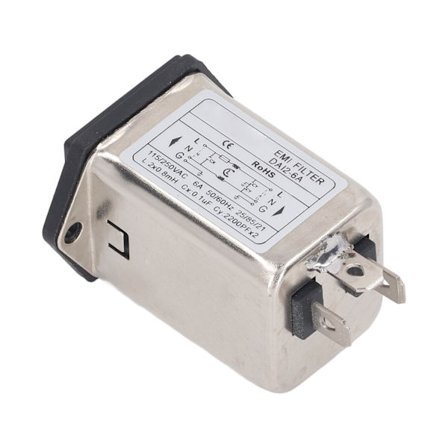 Power EMI Filter Støjundertrykker Elektromagnetisk Interferens 115V 250V