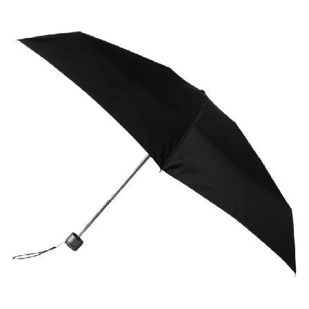 Totes X-tra stark Mini rund Eco paraply Paraplyer & regnskydd Unisex Svart ONESIZE