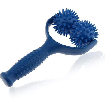 Deep Tissue Massage Stick with 2 Massage Balls, Cellulite Remover, for Shoulders, Arms, Butt, Muscle Relaxing Massager