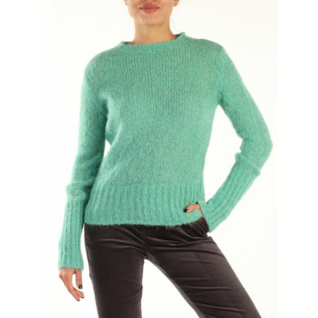 Pennyblack, Round-neck Knitwear Groen, Dames, Maat:S